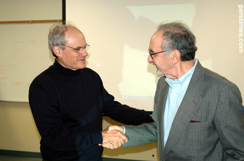 CNES Director Dr. Leonard Binder & Dr. Kenneth Stein, UCLA - by QH