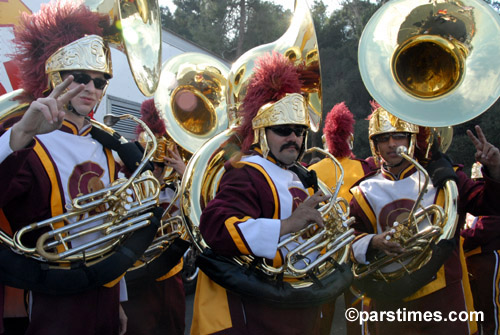 USC Band Members - Pasadena (December 31, 2006) - by QH