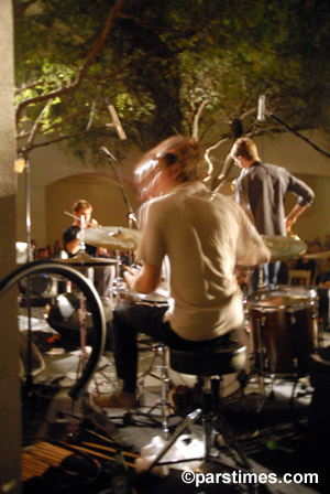 Nate Wood (Drums) - Hammer Museum, LA (August 3, 2006) - by QH