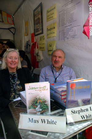 Authors Mus & Stephen White - LA Times Bookfair - UCLA (April 30, 2006) - by QH