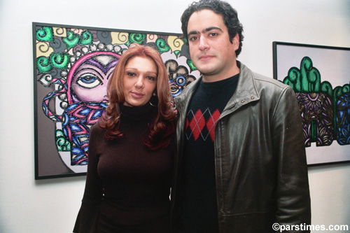Mahsa Shoeleh & Cousin - Seyhoun Gallery (December 17, 2005) - by QH
