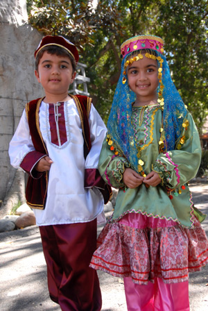 Iranian American kids in traditional costume - by QH