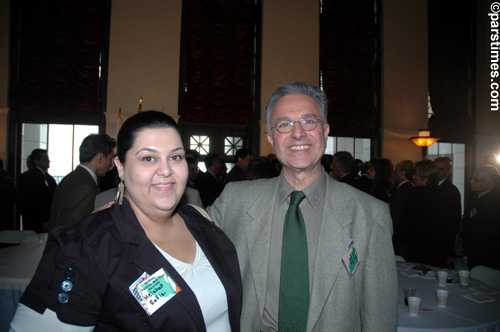 Dr. Mohamad Navab (NIAC Board Member) & Melahat Rafiei (NIAC SC Member) - LA City Hall (March 17, 2006) by QH