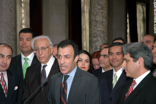 Iranian community leaders at the LA City Council (March 17, 2006) by QH