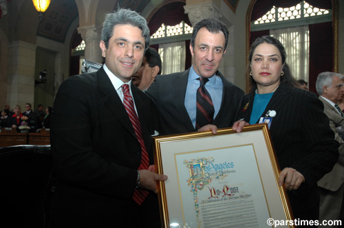 Pouria Abbassi, David Nahai, Maryam Azarbaijani (March 17, 2006) by QH