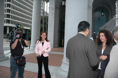 Firoozeh Khatibi interviewing Councilman Tony Cardenas (March 17, 2006) by QH