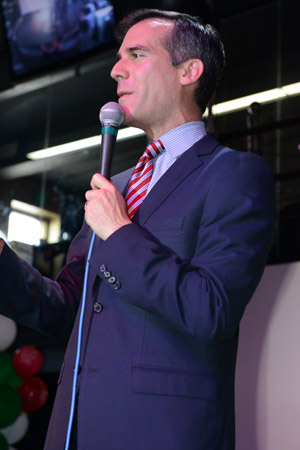 Eric Garcetti mayoral candidate (March 16, 2013) - by QH