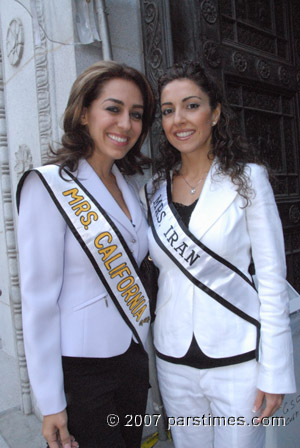 Dr. Samira Houshiar & Shally Zomorodi - LA City Hall (March 16, 2007)- by QH