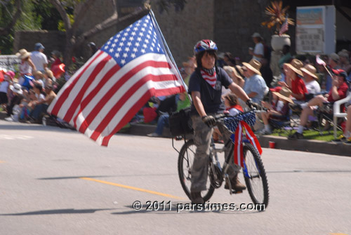 Boy Riding a Bike - Pacific Palisades (July 4, 2011) - By QH