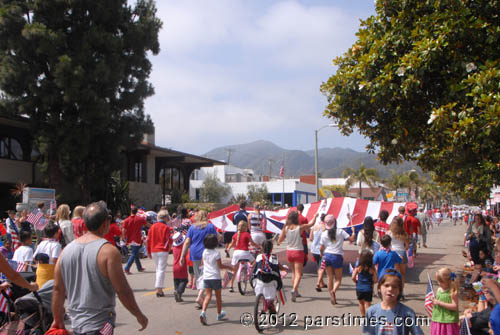 US Flag - Pacific Palisades (July 4, 2012) - By QH