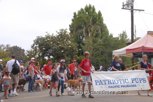 Patriotic Pups - Pacific Palisades (July 4, 2012) - By QH