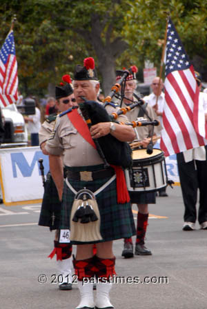Bagpipers - Pacific Palisades (July 4, 2012) - By QH
