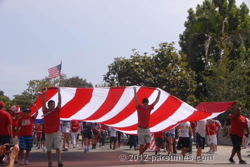 US Flag - Pacific Palisades (July 4, 2012) - By QH