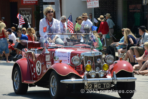 Vi Walquist - American Legion Auxiliary President - Pacific Palisades (July 4, 2013) - by QH