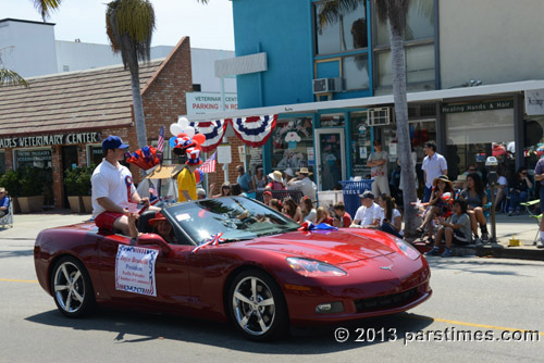 Chamber of Commerce President Joyce Brunelle - Pacific Palisades (July 4, 2013) - by QH