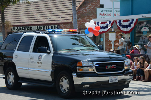 Police Truck - Pacific Palisades (July 4, 2013) - by QH