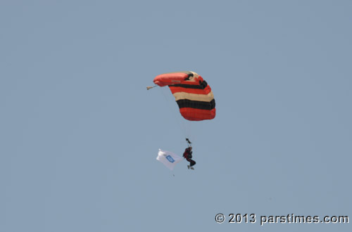 Skydiver - Pacific Palisades (July 4, 2013) - by QH