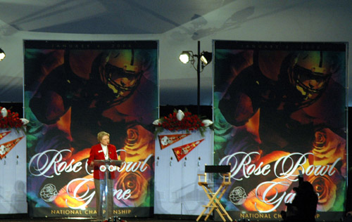 Tournament of Roses president, Libby Evans Wright , Pasadena  - by QH