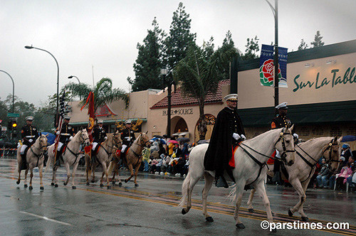 Marines Corps Mounted Color Guard - Rose Parade, Pasadena (January 2, 2006) - by QH