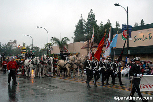 California State Firefighters' Association - Rose Parade, Pasadena (January 2, 2006) - by QH