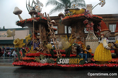 Subway Restaurant's 'Fresh Magic' Float (Fantasy Trophy Winner) - Rose Parade, Pasadena (January 2, 2006) - by QH
