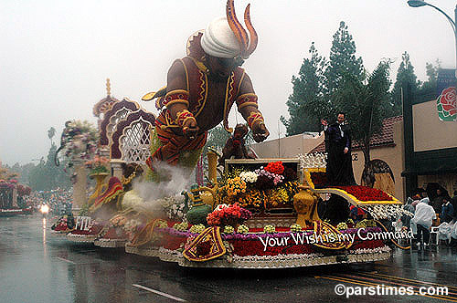 Magician Lance Burton performing on the FTD's Float 'Your Wish is My Command' - Rose Parade, Pasadena (January 2, 2006) - by QH