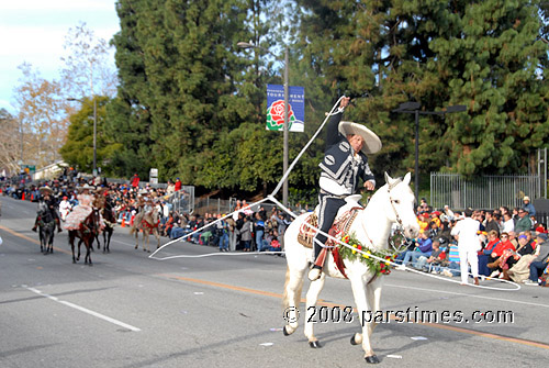 Mexican American Rider - Pasadena (January 1, 2008) - by QH