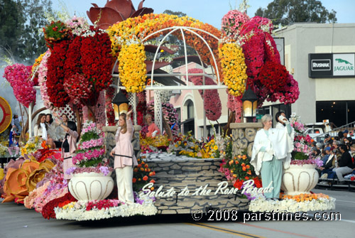 Bayer Advanced Float: Salute to the Rose Parade  & 12 Former Rose Queens - Pasadena (January 1, 2008) - by QH