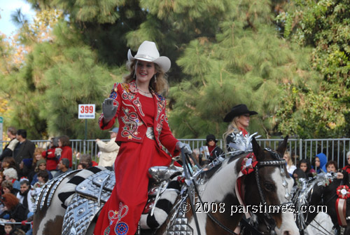 Cowgirls Historical Foundation Rider - Pasadena (January 1, 2008) - by QH