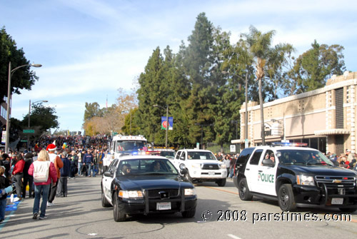 Police on Colorado Blvd. - Pasadena (January 1, 2008) - by QH