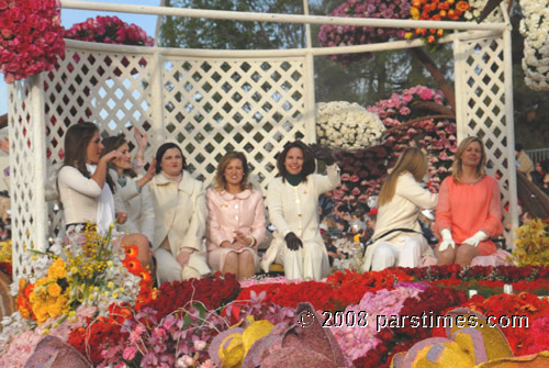 Past Rose Queens - Pasadena (January 1, 2008) - by QH