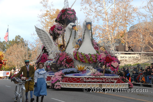 Sierra Madre Rose Float Association, 'Valentine's Day'  - Pasadena (January 1, 2008) - by QH