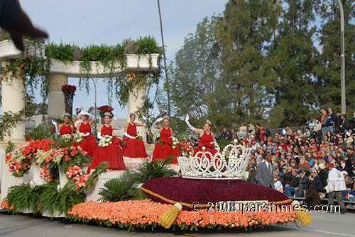 Rose Queen & Royal Court - Pasadena (January 1, 2008) - by QH