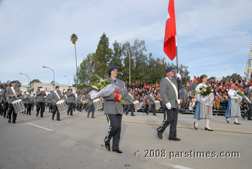 Zurich City Police Band  - Pasadena (January 1, 2008) - by QH
