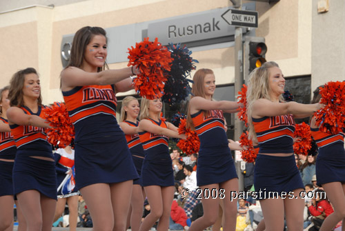 University of Illinois cheerleaders - Pasadena (January 1, 2008) - by QH