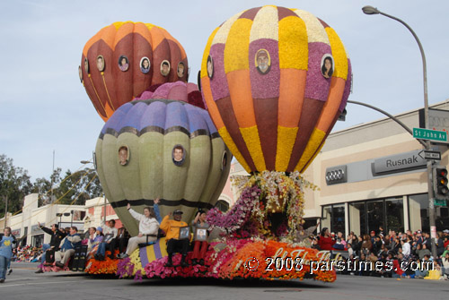 The Donate Life float 'Life Takes Flight, - Pasadena (January 1, 2008) - by QH
