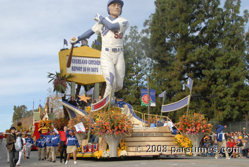 The Los Angeles Dodgers float 'Celebrating America's Favorite Pastime,' - Pasadena (January 1, 2008) - by QH