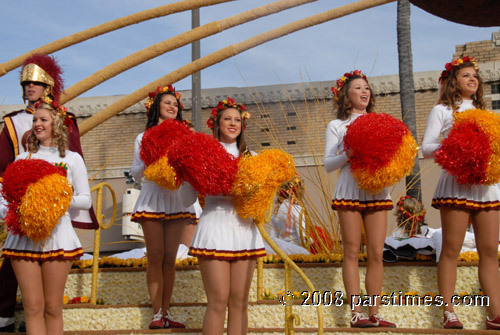 USC Cheerleaders - Pasadena (January 1, 2008) - by QH