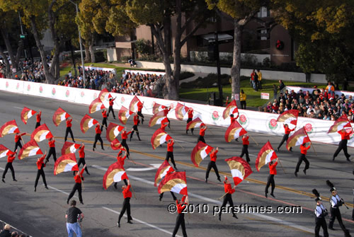 The El Dorado Marching Band and Colorguard - Pasadena (January 1, 2010) - by QH