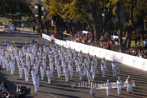 The Royal Swedish Navy Cadet Band  (Kariskrona, Sweden) - Pasadena (January 2, 2012) - by QH