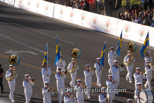 The Royal Swedish Navy Cadet Band  (Kariskrona, Sweden) - Pasadena (January 2, 2012) - by QH