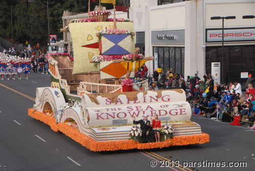 South Pasadena float, 'Sailing the Sea of Knowledge' - Pasadena (January 1, 2013) - by QH