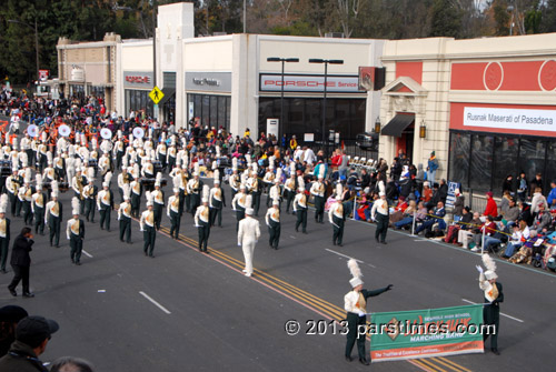 Seminole HS Seminole Warhawk Marching Band ? Seminole, FL - Pasadena (January 1, 2013) - by QH