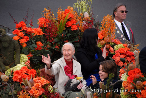 Primatologist Dr. Jane Goodall  - Pasadena (January 1, 2013) - by QH