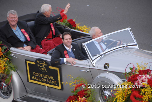 The 2013 Rose Bowl Hall of fame inductees - Pasadena (January 1, 2013) - by QH