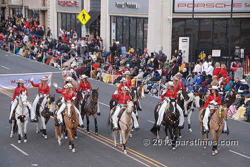 The Norco Cowgirls Rodeo Drill Team - Pasadena (January 1, 2013) - by QH