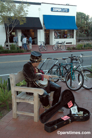 Musician - State St. Santa Barbara (February 28, 2006) - by QH