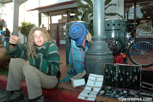 Woman Peddler on State St. (February 28, 2006) - by QH
