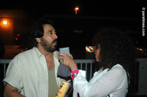 Firoozeh Khatibi interviewing Shahram Shabpareh, Mehregan Festival - October 2, 2005