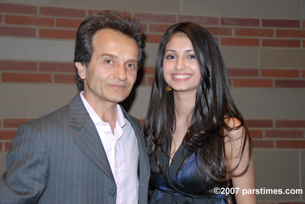 Shardad Rohani and his daughter Sara (January 12, 2007) - by QH